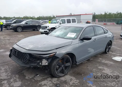 2023 Honda Accord Hybrid Sport-L from USA, damaged, VIN 1HGCY2F72PA053505